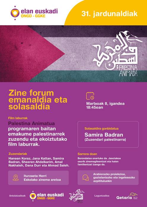 Film laburren emanaldia eta solasaldia