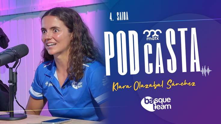 Ikusgai da Klara Olazabal piraguistaren Matx podcasta