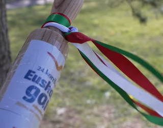 Korrika badatorrela bideoan iragarri dute Izarraizpeko ikasleek