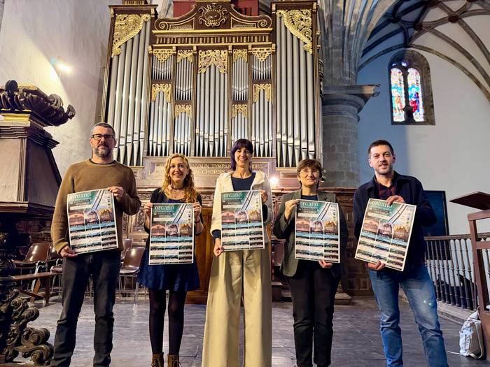 Organista ezagunen bilgune izango da beste urte batez Organo Erromantikoaren Nazioarteko 26. Zikloa