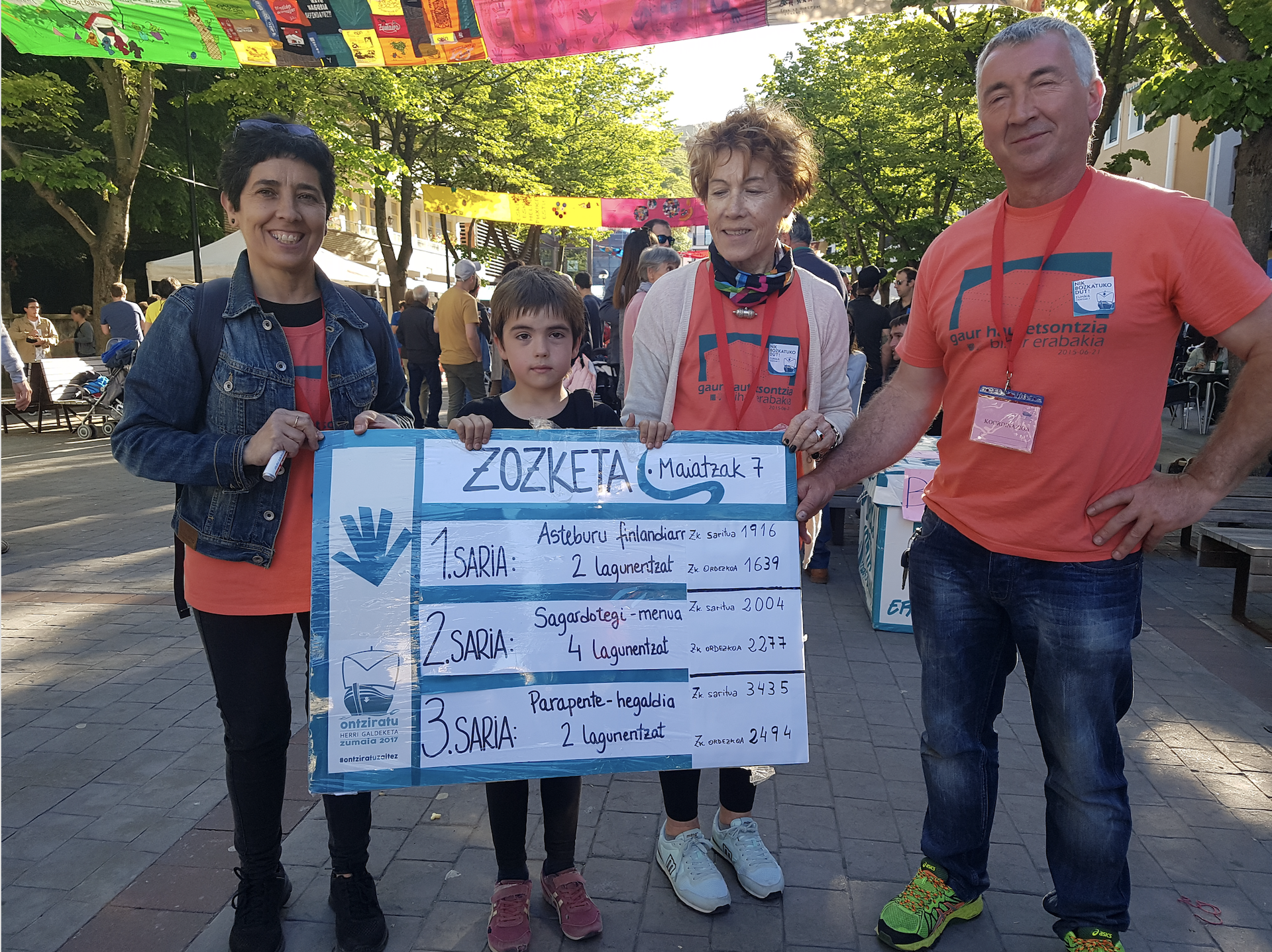Ontziraturen zozketako zenbaki irabazlea