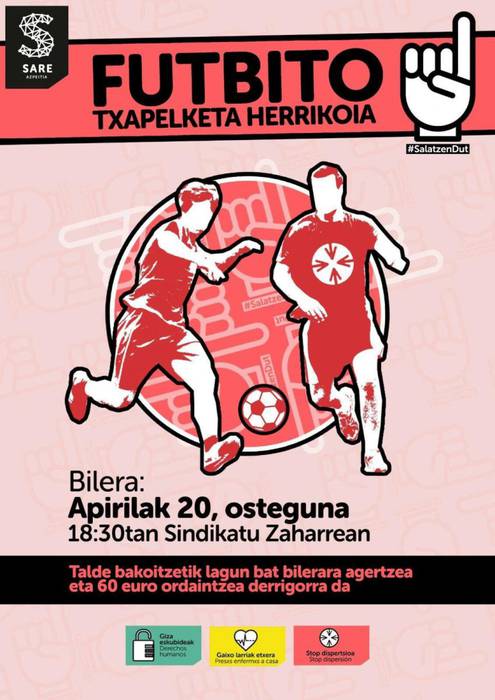 Futbito txapelketa herrikoia antolatu du Azpeitiko Sarek