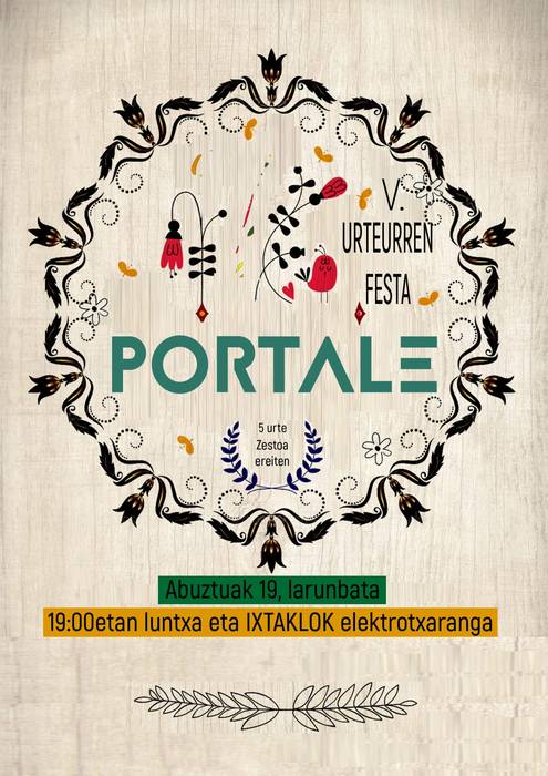 Portaleren 5. urteurren festa