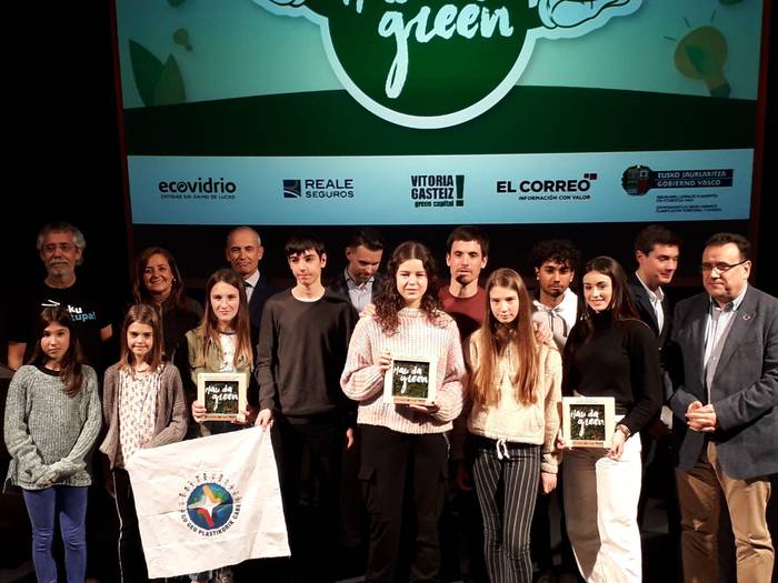 Hau Da Green lehiaketako sari berezia jaso du Iraurgi Ikastetxeak