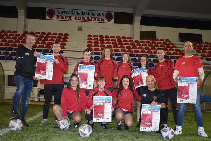 Futbola eta inklusioa ardatz hartuta, egun osoko egitaraua prest dute Anaitasunak eta Marea Urdinak