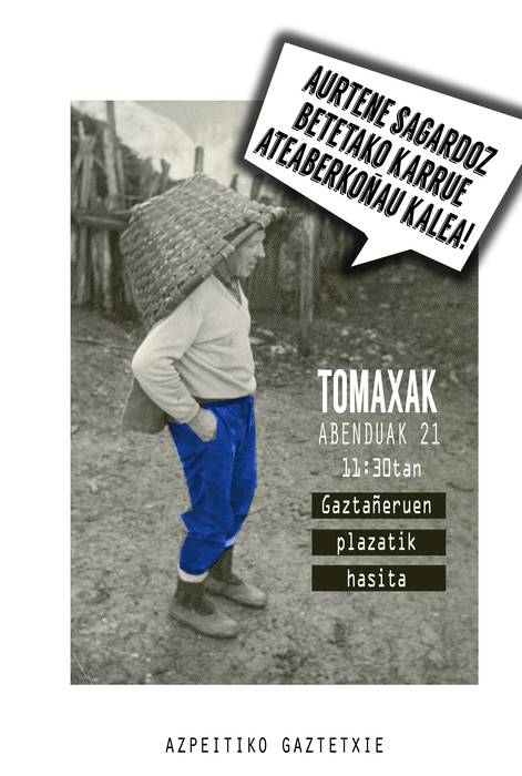 Gaztetxearen sagardo karroa eta kalejira