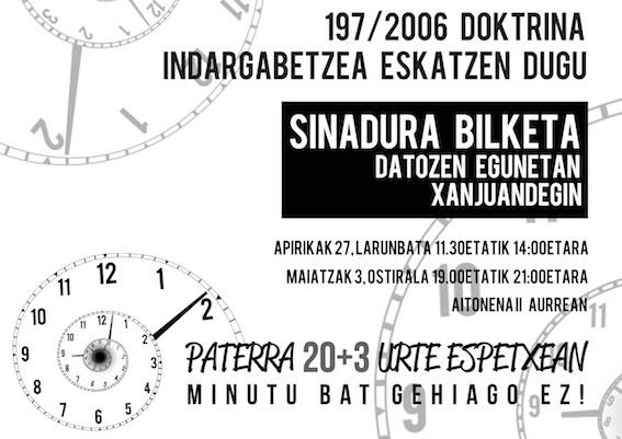 197/2006 Doktrina indargabetzea eskatuz ...