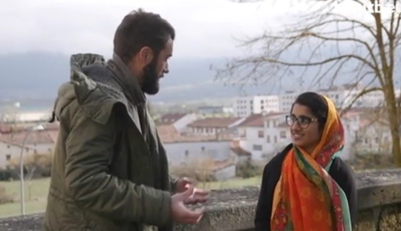 Haleema Sadia, Azkoitian euskara ikasi duen pakistandarra