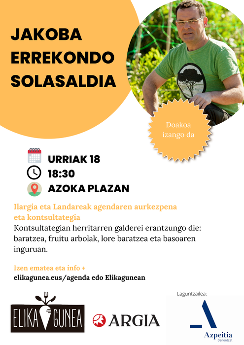 Jakoba Errekondoren solasaldia