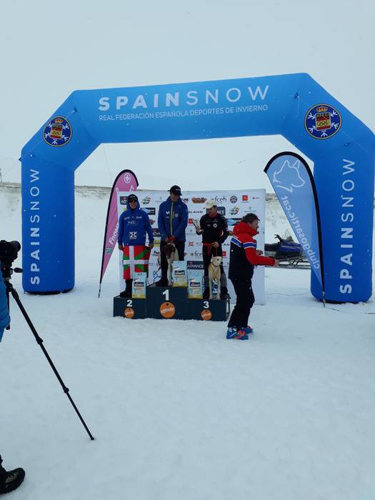 Kimetz Etxabe eta Sonia Albarez podiumera igo dira Baqueira Bereten