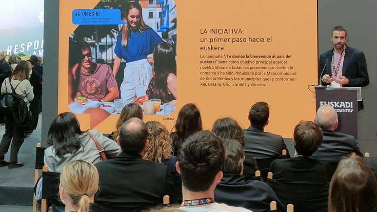 Ongi Etorri Euskararen Herrira egitasmoa eta Geoparkearen Tour Birtuala aurkeztu dituzte Fiturren