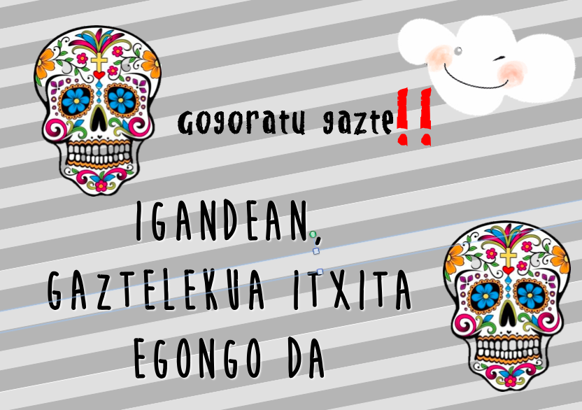 GAZTELEKUA. Igandea, jai eguna denez, gaztelekua i