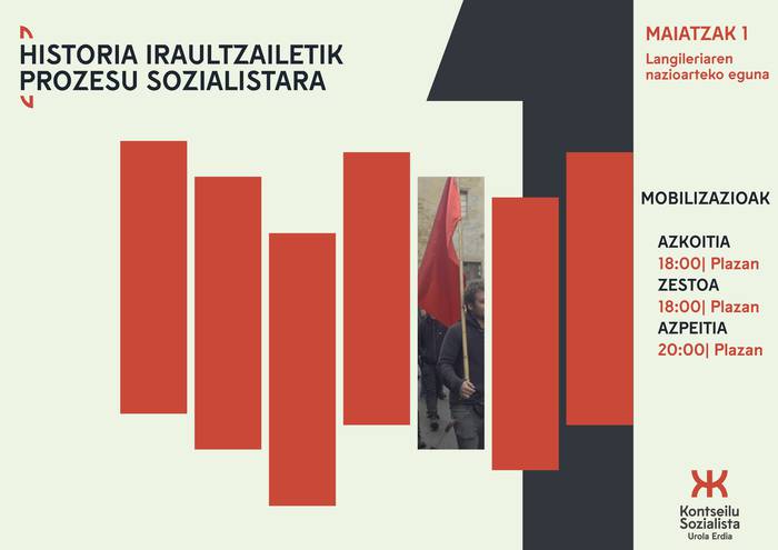 Mobilizazioa Urola Erdiko Kontseilu Sozialistak antolatuta