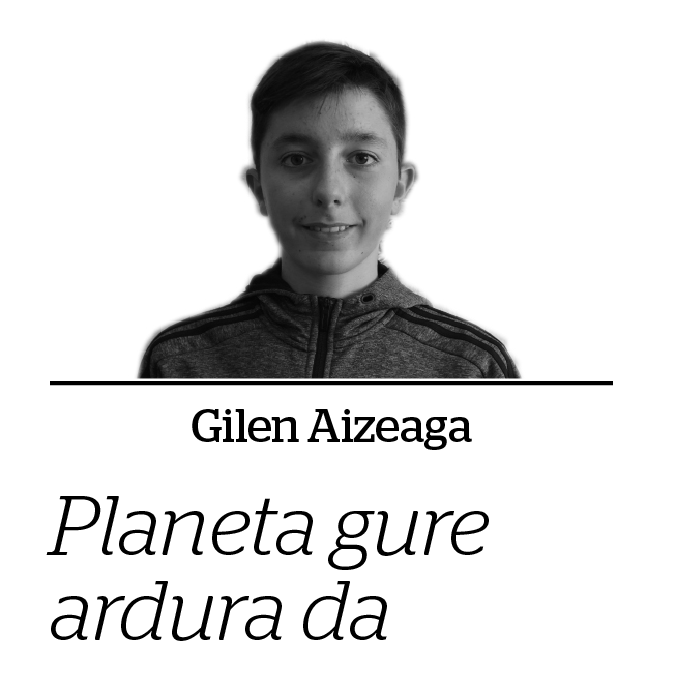 'Planeta gure ardura da'