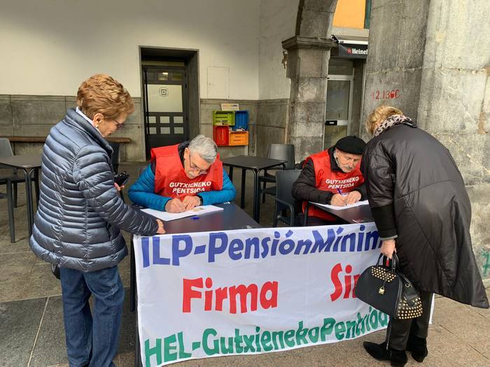 Pentsiodunen HELaren alde sinatzeko azken aukera larunbatean izango da