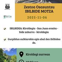 Zestoa Osasuntsu: ibilbide motza