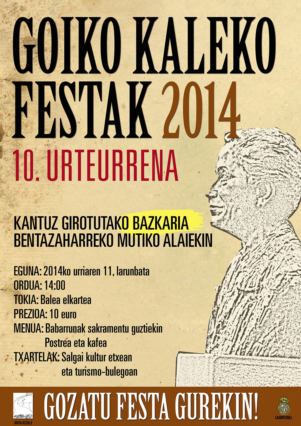 Kartelak: Goiko Kaleko festak 2014