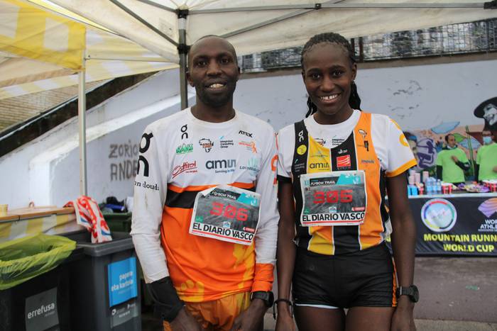 Geoffrey Ndungu eta Joyce Njeru garaile maratoi erdian