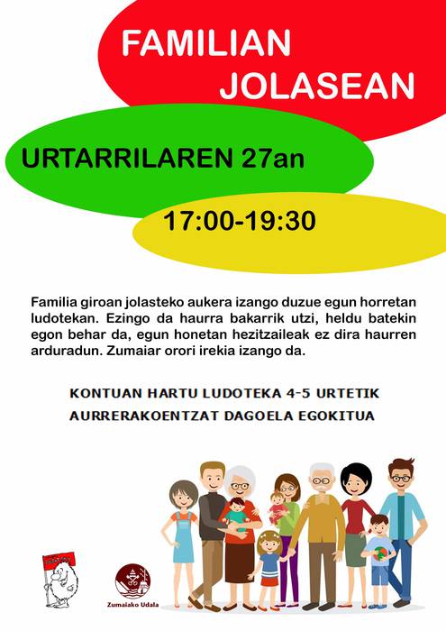 Familian jolasean