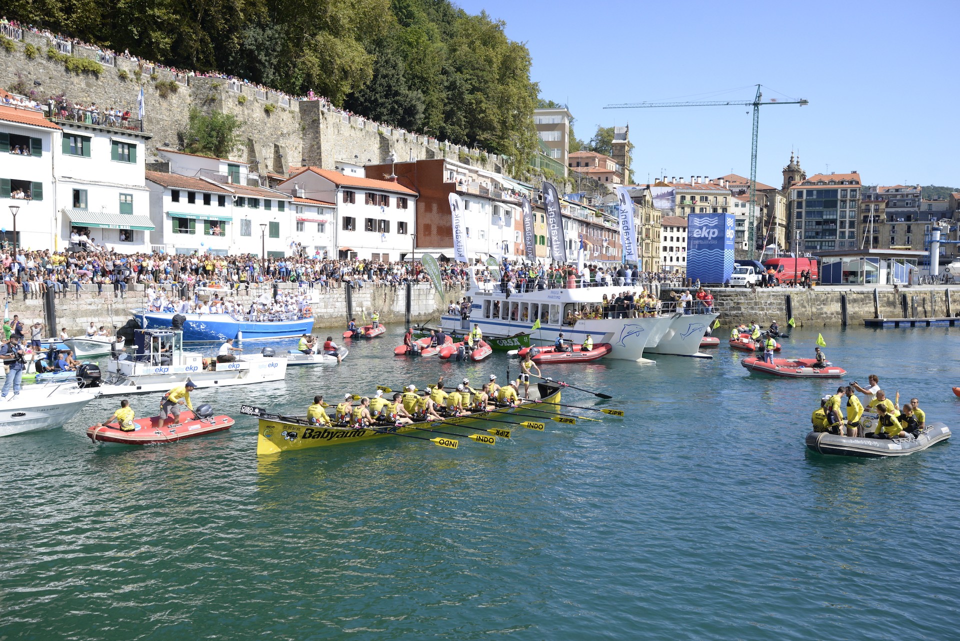 Bi egunetan jokatuko da Donostiako Estropadako sailkapen proba