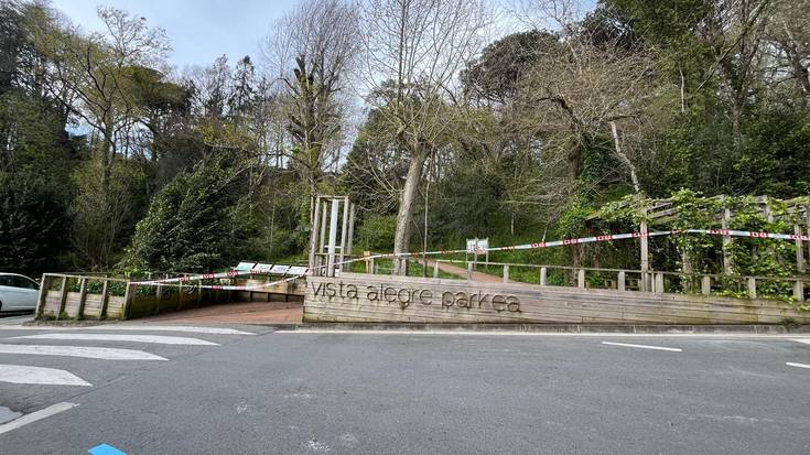 Vista Alegre parkea itxi dute haizeteen ondorioz