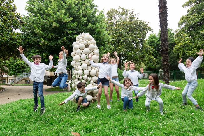 Aste honetan hasiko dira haurren abesbatzen entseguak