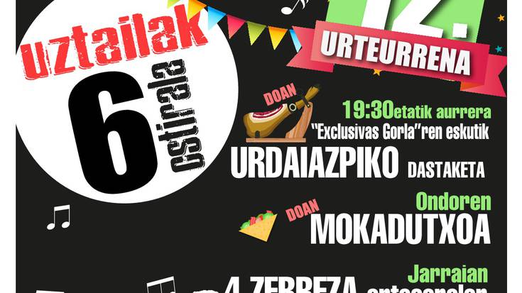 Zurt tabernak 12. urteurren festa egingo du gaur