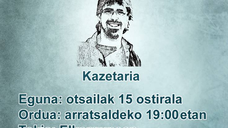 XXI. mendeko estatu berriak izango ditu hizpide Urtzi Urrutikoetxeak ostiralean