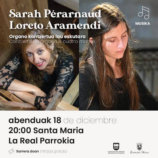 Organo kontzertua lau eskutara