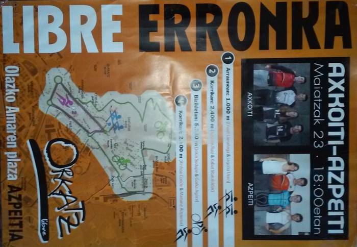 Libre erronka Axkoiti-Azpeiti