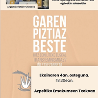 Liburu aurkezpena: 'Garen piztiaz beste'