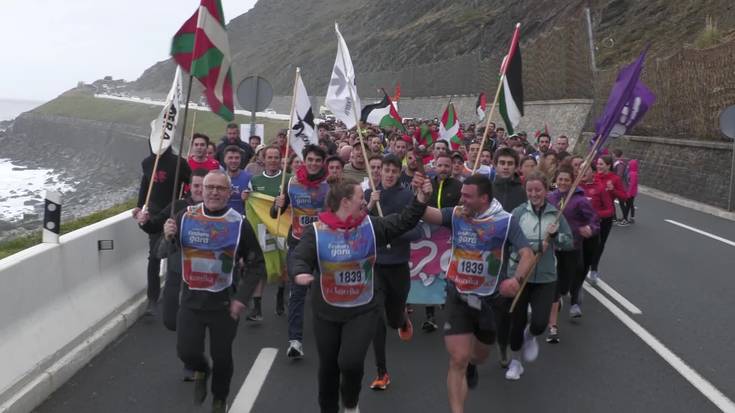 24. Korrikak Zumaian egin duen bidea, bideoan ikusgai