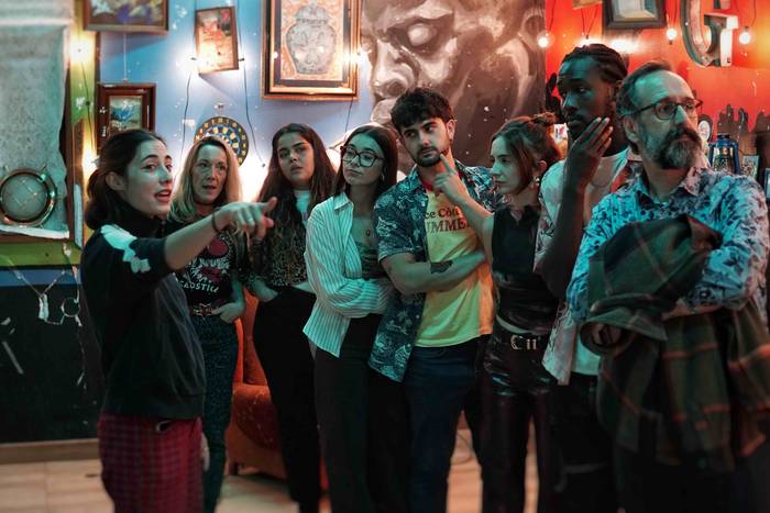 'Aho beltza' film laburra ari da grabatzen Alba Lozano egunotan Zumaian