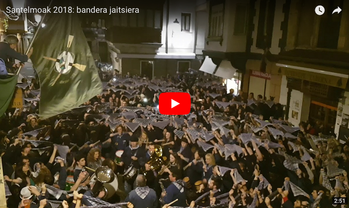 BIDEOA: Banderaren jaitsierarekin amaitu dira aurtengo santelmoak