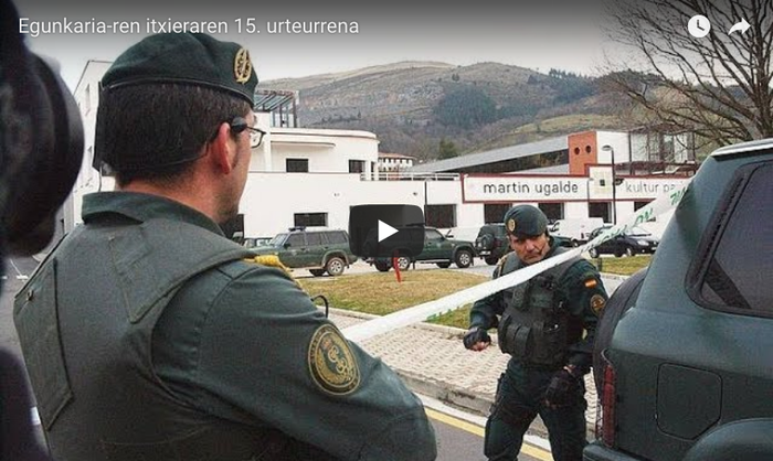 Bideoa: 'Egunkaria'-ren itxieraren 15. urteurrena