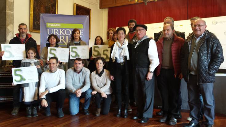 V. Urkome Sariak banatu dituzte gaur goizean