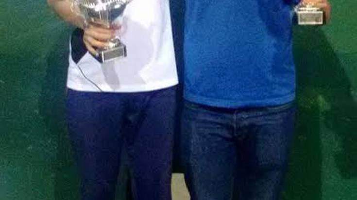 Eduardo Agirre eta Julen Lopez, Gipuzkoko zesta punta txapeldunak kadetetan 