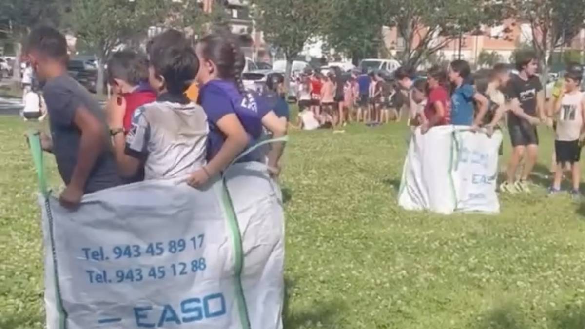 Amaiera itzela eman diete gaztetxoek sanpedroei Txurrumuskiren erronkan