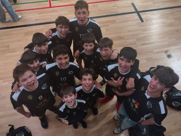 Euskadiko Txapelketa irabazi dute Aidean Boleibol Klubeko infantilek