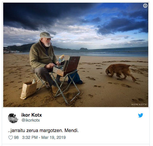 Hainbat herritarrek eta erakundek agurtu du Mendi sare sozialen bidez