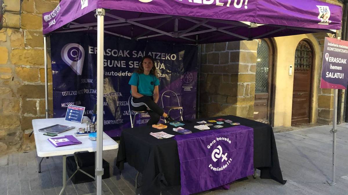 Puntu Morea jarriko dute Aste Nagusian, eraso matxistarik gabeko jaiak ospatzeko helburuarekin