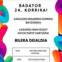 Bilera: Korrika antolatzeko bilera