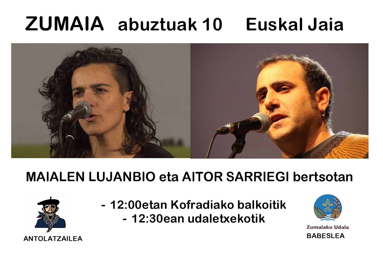 Puntako bertsolariak Euskal Jaian