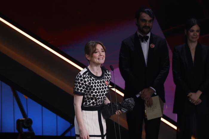 Taldeko aktore onenaren Goya saria irabazi du Nagore Aranburuk