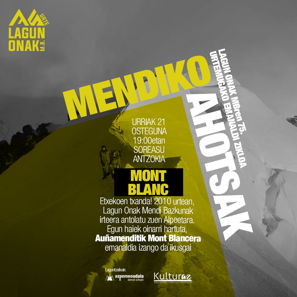 Mont Blancera egindako bidaia, Mendiko Ahotsak zikloko hurrengo saioan