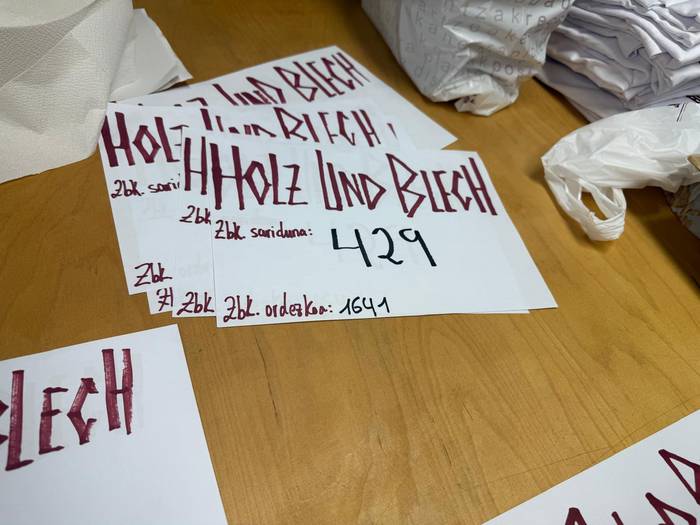 Holz Und Blechen Gabonetako zozketak badu zenbaki saritua