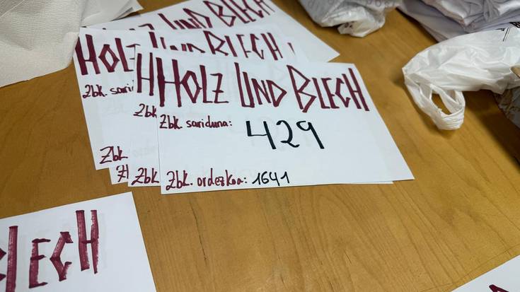 Holz Und Blechen Gabonetako zozketak badu zenbaki saritua