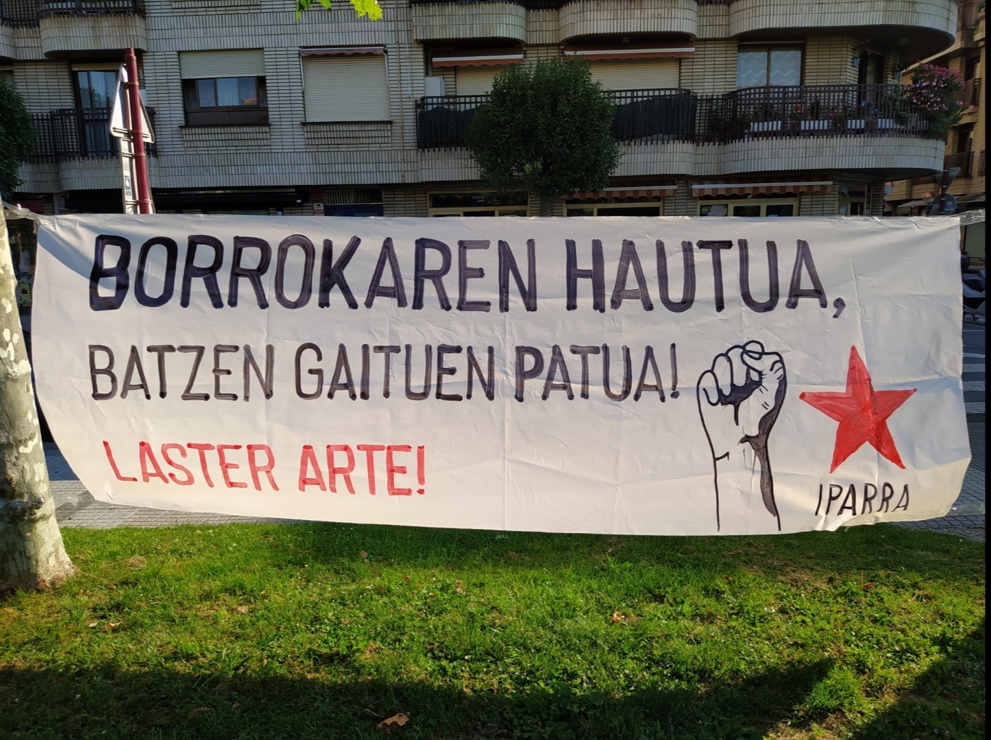 Borrokaren hautua, batzen gaituen patua!