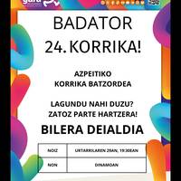 Azpeitiko 24. Korrika batzordearen bilera