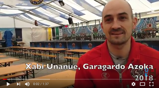 Bideoa: Xabi Unanue, Zarauzko Garagardo Azokaz itxieraren bezperan